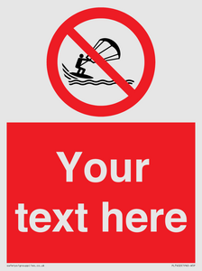 Custom No kite surfing